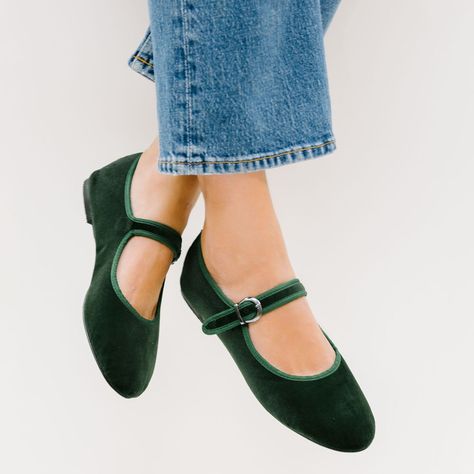 You loved this colour in Loafer so we brought them to you in Mary Janes! Forest Green Mary Jane, we hope you enjoy wearing them as much as we do 😍 #MOILondon Velvet Mary Janes Outfit, Velvet Mary Janes, Mary Janes Outfit, Forest Green, Mary Janes, This Is Us, Loafers, Forest, Bring It On