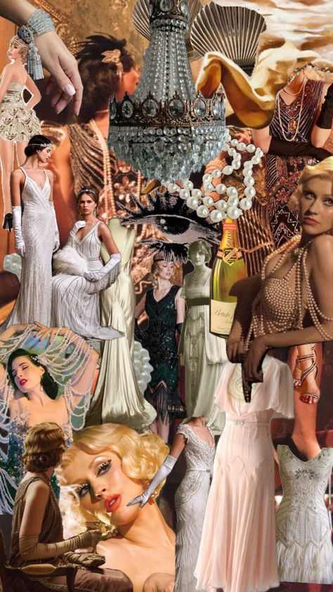 Flapper girl moodboard #aesthetic #flapper #quotes #art #wallpaper #moodboards Moodboard Aesthetic, Flapper Girl, Quotes Art, Flapper Style, Cabaret, Create Collage, Art Deco Fashion, Your Aesthetic, Mood Boards