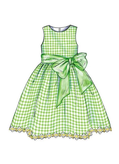 B3350 Flower Girl Dress Pattern, Fancy Dress Patterns, Dirndl Skirt, Girls Dress Sewing Patterns, Girl Dress Pattern, Kids Dress Patterns, Girl Dress Patterns, Butterick Pattern, Butterick Sewing Pattern