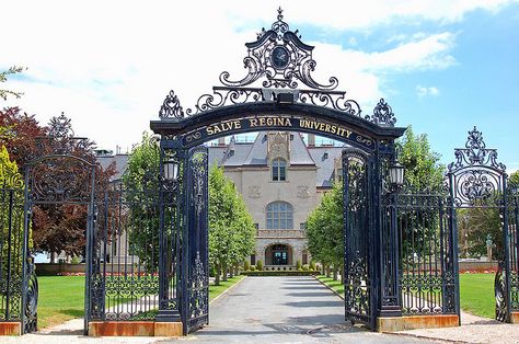 Salve Regina University, Newport, RI Salve Regina University, Salve Regina, More Than Meets The Eye, Newport Rhode Island, Hotel Motel, Newport Ri, Iron Gate, College Campus, Stay The Night