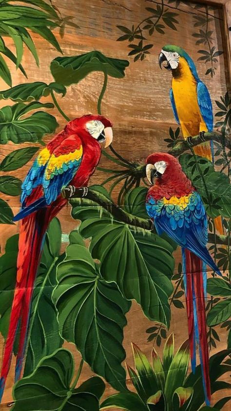 Animals And Pet Supplies, Parrot Painting, Parrots Art, Peacock Painting, Lord Ganesha Paintings, Soyut Sanat Tabloları, Beautiful Bird, China Painting, Anime Animals