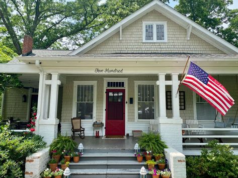 Owning a historic, 110-year-old home is an honor of a lifetime and with that privilege, also comes responsibility.  This year I'm tackling some repairs to do my part in making sure my home will last the next 100 years. Old Houses Renovation, Carriage Doors, Design Your Own Home, Me And My Dog, Porch Flooring, Peeling Paint, Sash Windows, Touch Up Paint, House Renovation