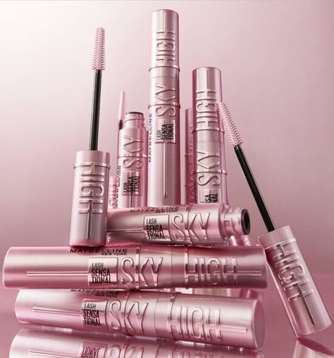 Maybelline Lash Sensational Sky High Mascara -Gain VOLUME and LENGTH!1966 Magazine Lash Sensational Sky High Mascara, Sky High Mascara, Colored Mascara, Lancome Hypnose, Maybelline Mascara, Lash Sensational, Maybelline Lash Sensational, Mascara Review, Bamboo Extract