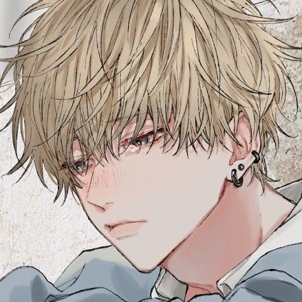 Blonde Anime Guy Pfp, Male Oc Blonde, Blonde Anime Boy Pfp, Anime Guy Blonde Hair, Emo Boy Drawing, Blonde Hair Anime Boy, Blonde Anime Boy, Blonde Anime Characters, Tan Blonde