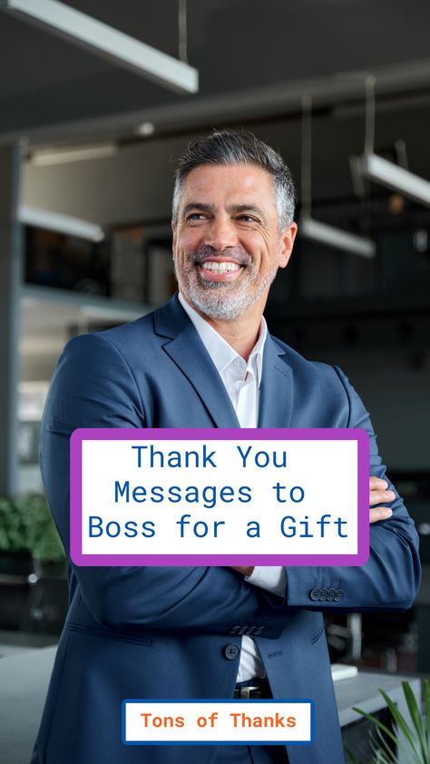 Examples of messages you can write to your boss after they give you a gift. Thank You To Boss, Thank You Letter To Boss, Letter To Boss, Message For Boss, Thank You Boss, Boss Christmas Gifts, Writing Thank You Cards, Thank You Letter, Thank You Messages