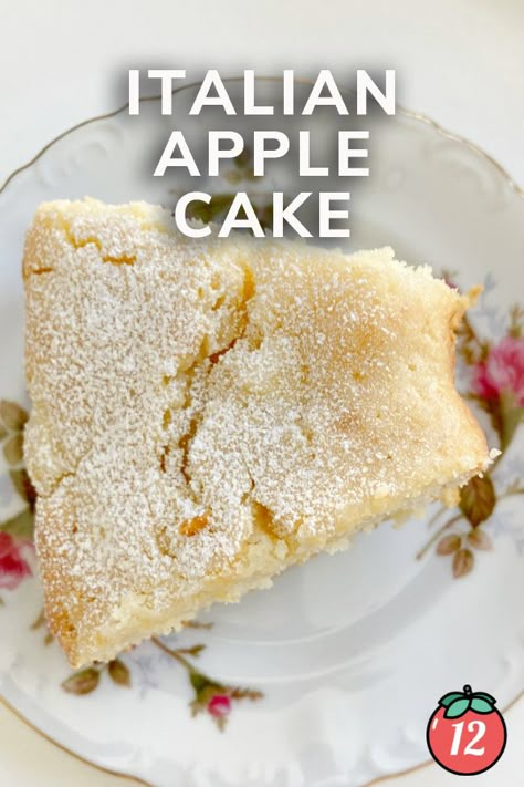 Italian Apple Cake | 12 Tomatoes Apple Cake Healthy, Cookies Italian, Apple Cakes, Italian Cookie, Fresh Cake, Cookies Gingerbread, Homemade Breads, Rustic Italian, Italian Christmas