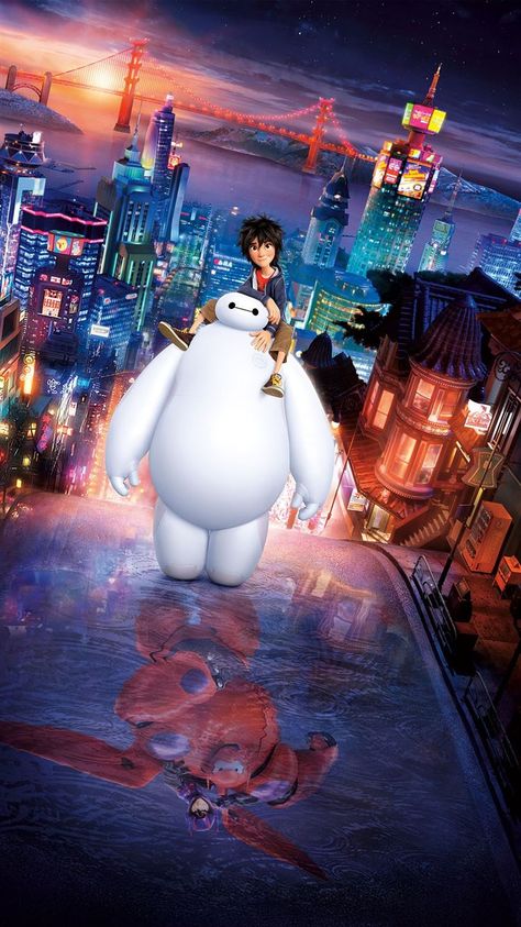 Iphone 8 Wallpaper, Wallpaper Iphone 7 Plus, Hero 6 Movie, Hiro Big Hero 6, The Dictator, Godzilla Wallpaper, Hero Poster, Wallpaper Iphone Disney, Pinturas Disney