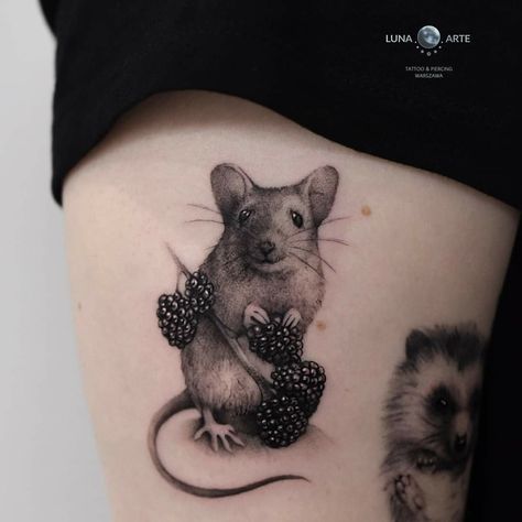 Mice Tattoo, Mouse Tattoo Design, G Tattoos, Mouse Tattoo, Animal Tattoos For Women, Fox Tattoo Design, G Tattoo, Lady Bug Tattoo, Mouse Tattoos