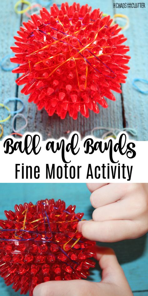 Preschool Activities With Balls, Ball Preschool Activities, Ball Activities For Preschool, Montessori Fine Motor Activities, Toddler Activties, Preschool Invitations, Outside Activities For Kids, Sensory Classroom, Fine Motor Development