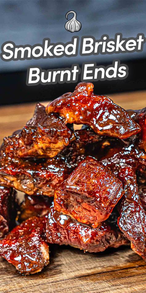 What are Smoked Brisket Burnt Ends? Imagine slow smoked brisket cubes, braised in a sweet and tangy barbecue sauce, resulting in a tender, candied, melt-in-your mouth experience.