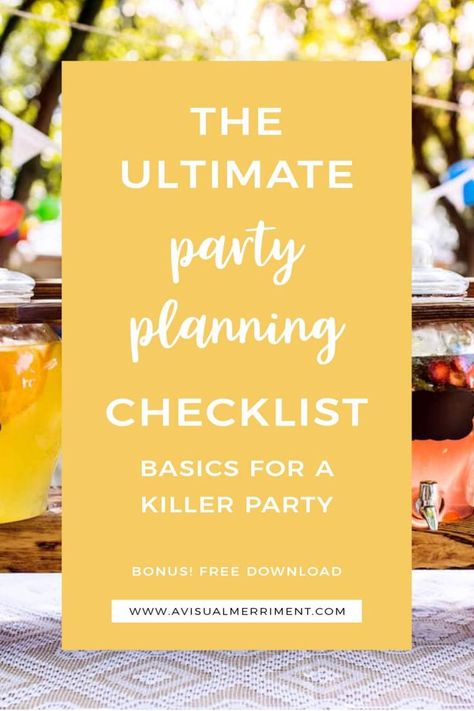 Dinner Party Checklist, Party Planning List, Birthday Party Planning Checklist, Party Planning Food, Birthday Party Checklist, Planning List, Party Planning Checklist, Party List, Grown Up Parties