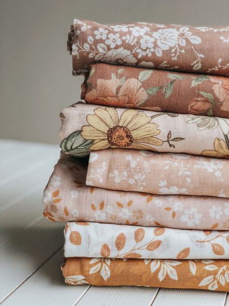 blankets fabric fall autumn aesthetic mustard sunflowers cottagecore aesthetic rust floral Swaddling Blankets, Vintage Bouquet, Muslin Swaddle Blanket, Muslin Baby, Muslin Swaddling, Swaddle Blanket, Baby Essentials, Girl Nursery