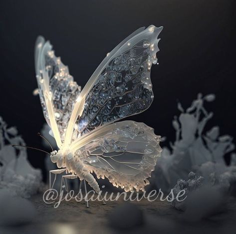 Translucent Butterfly, Dragon Flys, Butterfly Dragon, Crystal Dragon, Crystal Butterfly, Butterfly Decorations, Moon Jewelry, Boho Gifts, Environment Concept Art