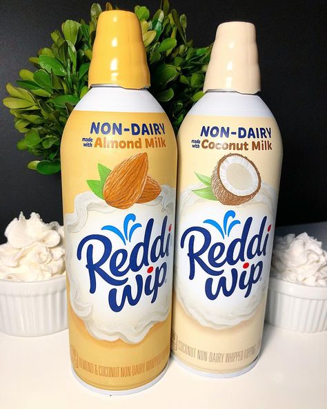 Reddi-Wip has given its signature product a much-appreciated dairy-free makeover. The dessert brand just introduced two new nondairy whipped cream cans made Coconut Milk Whipped Cream, Lactose Intolerance, Milk Allergy, Diary Free, Lactose Free Diet, Dairy Free Diet, Dairy Free Dessert, Diet Vegetarian, Fred Meyer