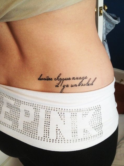 Side Lower Back Tattoos, Lower Back Quote Tattoo, Back Tattoo Women Spine, Lower Back Tattoo Designs, Side Tattoos Women, Lower Back Tattoo, Girl Back Tattoos, Spine Tattoos For Women, Most Popular Tattoos