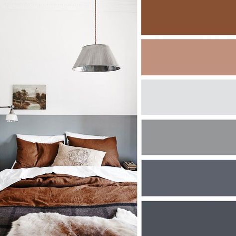 Color Scheme For Bedroom, Brown Color Scheme, Bedroom Turquoise, Color Schemes Design, Brown Color Schemes, Color Boards, Gold Color Palettes, Gray And Brown, Color Board