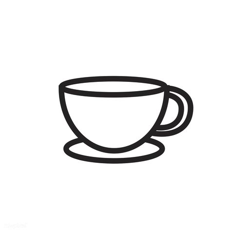 Coffee cup icon vector | free image by rawpixel.com Cup Of Coffee Vector, Coffee Mug Logo, Cup Graphic Design, Coffee Mug Vector, Coffee Cup Logo, Coffee Cup Vector, Coffee Cup Illustration, Question Icon, Coffee Cup Drawing