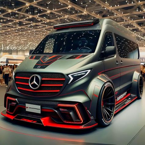 Aesthetic Success, Mb Sprinter, Mercedes Van, Concept Vehicles Sci Fi, Luxury Van, Mercedes Benz Vito, Kia Picanto, Cool Vans, Mercedes Car