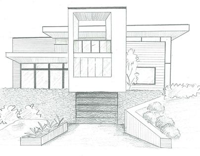 Check out new work on my @Behance profile: "Student Life - Sketch" http://be.net/gallery/104373653/Student-Life-Sketch Dream House Exterior Drawing, Draw House Architecture, Sketch Ideas House, Architect Drawing House, Arhitecture Draw Buildings, Architecture Sketch Simple House, Apartment Drawing Sketch, Architecture Ideas Sketch, Arcitechture Simple Drawing