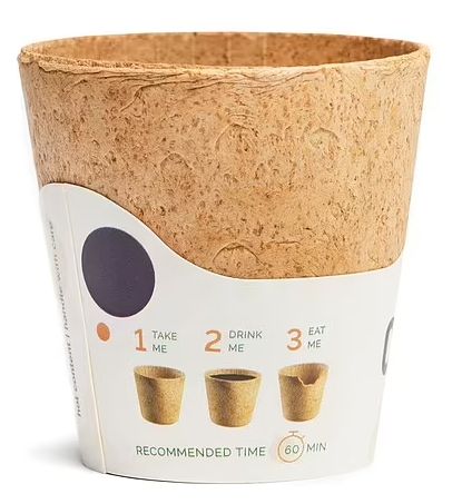 Eco Friendly Coffee Cups, Sustainable Cafe, Coffee Cup Packaging, Coffee Barista Art, Eco Coffee Cup, Bakery Shop Interior, Biscuit Cups, Iced Drinks Recipes, Cocktail Cup