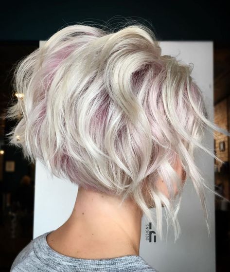 Short Choppy Blonde Bob Step Hairstyle, Free Hairstyle, Short Choppy Haircuts, Choppy Haircuts, Hairstyle Tutorials, Hair Specialist, Choppy Bob Hairstyles, Choppy Hair, Hairstyle Trends