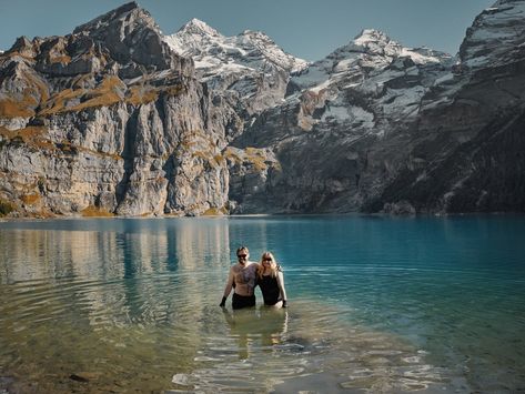 Five Accessible Wild Swimming Locations to Try in the Bernese Alps, Switzerland  — This Expansive Adventure Switzerland Swimming, Switzerland Living, Skiing Locations, Lake Kayaking, Alps Switzerland, Switzerland Vacation, Camp Lake, Wild Swimming, Interlaken