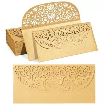 Pipilo Press : Target Gifts Laser Cut, Cash Gifts, Laser Cut Paper, Christmas Money Holder, Gold Money, Christmas Money, Wedding Invitation Card Design, Money Holders, Cash Gift