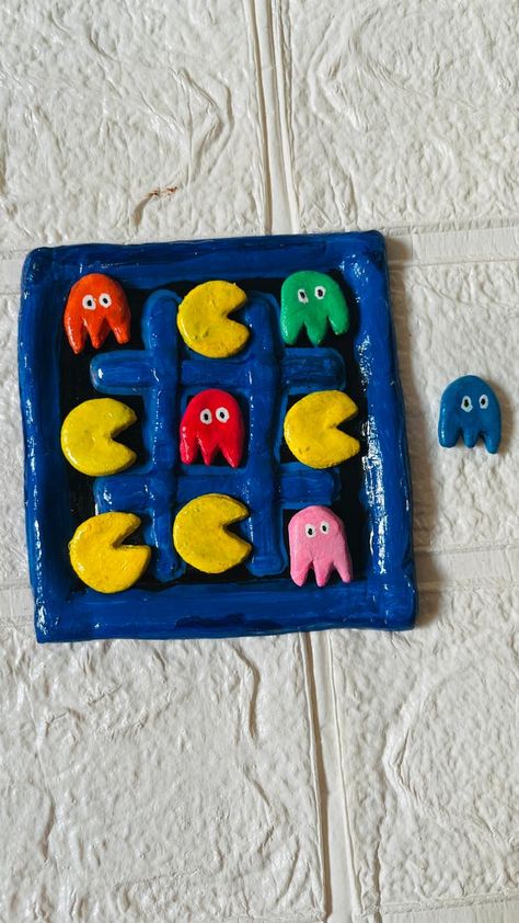 #clay #claywork #diy #diygame Polymer Clay Tik Tak Toe, Air Dry Clay Tik Tak Toe Board, Ceramic Board Games, Air Dry Clay Tic Tac Toe Board, Modeling Clay Ideas Easy, Air Dry Clay Tic Tac Toe, Clay Tik Tak Toe Boards, Tic Tac Toe Board Clay, Clay Tic Tac Toe Board