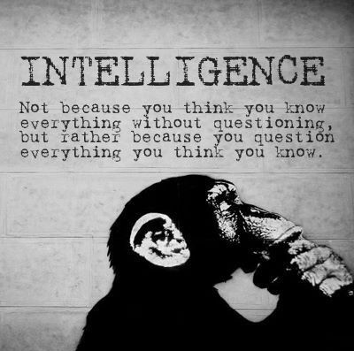 Quotes I LOVE! Intelligence - not because you think you know everything without questioning, but rather because you question everything you think you know. #intelligence #quotes Life Image, Intelligence Quotes, Question Everything, Six Feet Under, Quotable Quotes, Critical Thinking, Great Quotes, Wisdom Quotes, Picture Quotes