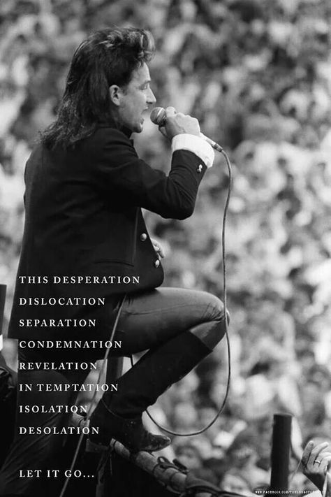 Music has been an integral part of my life for as long as I can remember.  I definitely was influenced by the musical selections of my parents and two older sisters. as their music wafted through t… U2 Lyrics, U2 Band, U2 Songs, Paul Hewson, Larry Mullen Jr, Bono U2, Live Aid, Cat Stevens, Soundtrack To My Life