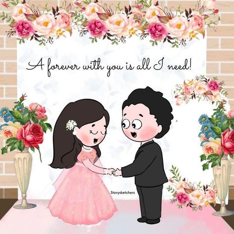 Cartoon Love Quotes, Wedding Couple Cartoon, Mail Art Envelopes, Doodle Quotes, Delhi Wedding, Fashion Poster Design, Real Love Quotes, Disney Princess Movies, Love Husband Quotes