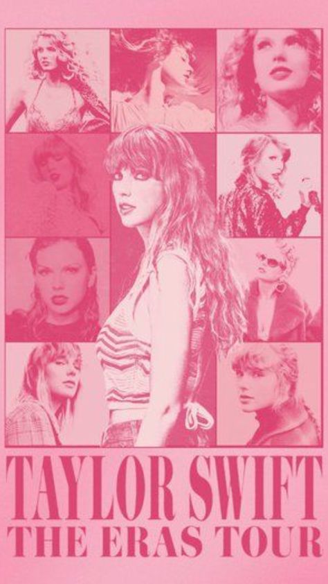 Preppy Wall Collage, Preppy Bedroom, Bedroom Wall Collage, Dorm Posters, Taylor Swift Posters, Pink Tour, Pink Aura, Pink Posters, Preppy Wallpaper