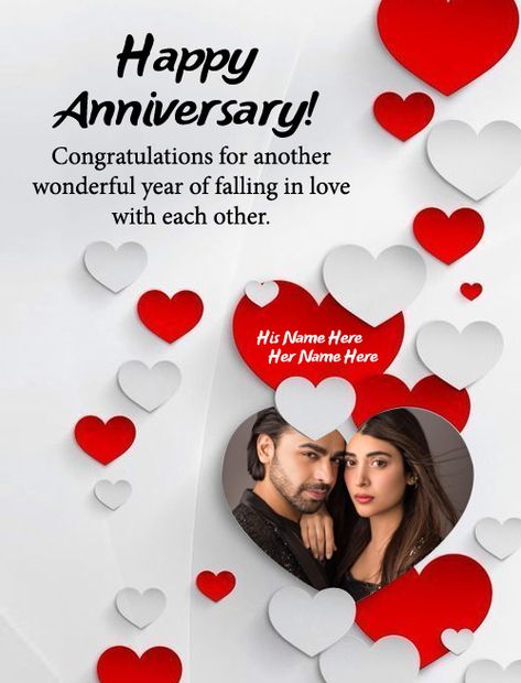 New and unique wedding anniversary wishes with name edit. Write the name of couples on wedding anniversary wishes to make your wish more special and valuable. Love Anniversary Wishes, Anniversary Wish, Anniversary Wishes For Parents, Anniversary Cake With Photo, Anniversary Wishes Quotes, Anniversary Wishes For Friends, Happy Anniversary Photos, Anniversary Wishes For Wife, Happy Anniversary Wedding