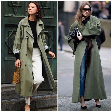 Khaki Trench Coat Outfit, Khaki Jacket Outfit, Trent Coat, Olive Trench Coat, Trench Outfit, Coat Outfit Casual, Winter Coat Outfits, Post Pregnancy Fashion, Green Trench Coat