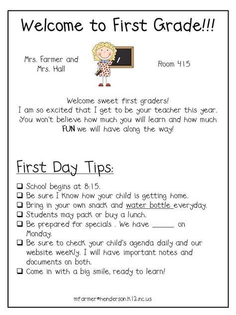 Hand this letter out at the beginning of the year to help parents understand the importance of inventive spelling in primary grades. Welcome To First Grade, Teacher Welcome Letters, Kindergarten Orientation, Teacher Tricks, Boy School, Math Quotes, Welcome Letter, Back To School Night, Letter To Parents