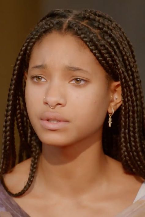 Willow Smith Septum, Willow Smith Piercing, Willow Smith Hairstyles, Willow Smith Braids, Willow Smith Face, Willow Smith Hair, Willow Smith Aesthetic, Red Table Talk, Willow Smith