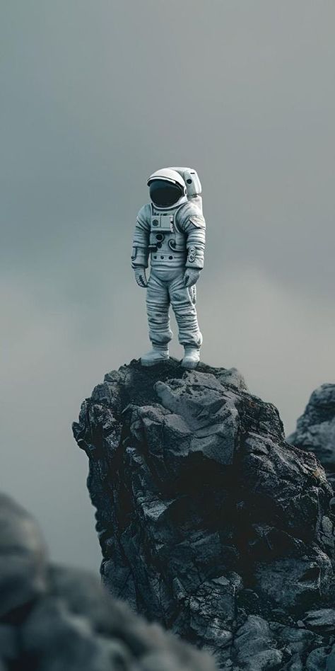 rock, one, man, sculpture, statue, travel, exploration, snow, adult, outdoors, competition, climb, winter, portrait, landscape Black Hd Wallpaper Iphone, Space Iphone Wallpaper, Qhd Wallpaper, Iphone Wallpaper Lights, Iphone Dynamic Wallpaper, Astronaut Wallpaper, Space Phone Wallpaper, Astronaut Art, Space Artwork