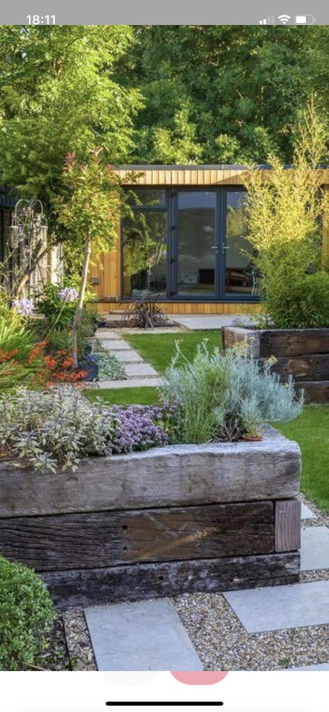 Small Garden Landscape, Courtyard Gardens Design, Back Garden Design, Garden Design Layout, Garden Wallpaper, Patio Garden Design, Big Garden, Have Inspiration, Outdoor Gardens Design