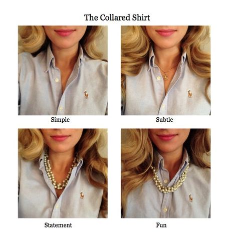 Necklaces With Necklines, Collar Necklace Outfit, Neckline Necklace Guide, Office Wear Outfit, Necklace For Neckline, Necklace Guide, Stylish Tips, Work Fits, Over 60 Fashion