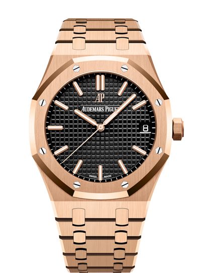 Pink Gold Bracelet, Audemars Piguet Watches, Swiss Luxury Watches, Richard Mille, Audemars Piguet Royal Oak, Rose Gold Bracelet, Gold Hands, Rose Gold Watch, Royal Oak