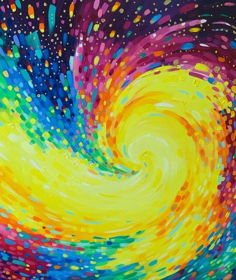 Bright Color Paintings, Rainbow Art Painting Acrylics, Abstract Rainbow Painting, Happy Abstract Art, Rainbow Landscape Painting, Rainbow Oil Painting, Abstract Art Texture, Rainbow Abstract Painting, Pride Abstract Art