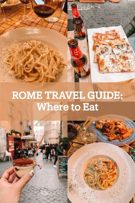 Rome Best Places To Eat, Where To Eat In Rome Italy, Best Pasta In Rome, Best Places To Eat In Rome Italy, Eating In Rome, Rome Italy Restaurants, Best Cafes In Rome, Best Rome Restaurants, What To Eat In Rome