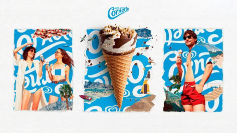 Cornetto puts product experience at heart of summer campaign | Unilever Cornetto Ice Cream, Summer Campaign, Brand Assets, The Star, Ice Cream, Cream