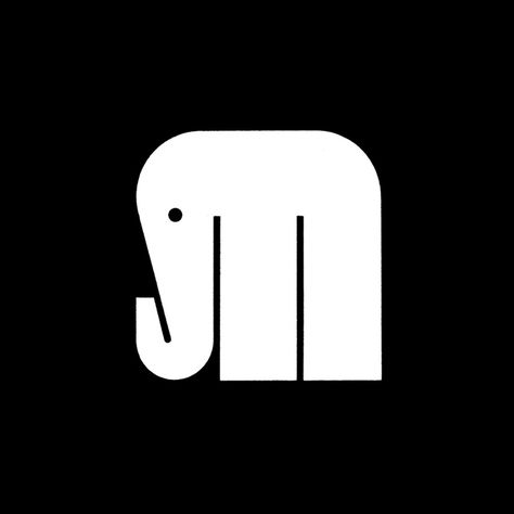 Serrature Meroni by Piero Sansoni. (1967) #logo #branding #design Wordmark Logo Typography, Elephant Logo Design, Elephant Icon, Zoo Logo, Badge Logo Design, Logo Archive, Modern Line Art, Logo Branding Design, Logo Animal