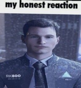 Detroit Become Human Funny Memes, Conner Detroit Become Human Pfp, Detroit Become Human Connor Memes, Conner From Detroit Become Human, Connor Icons Detroit, Detroit Become Human Matching Pfp, Dbh Matching Icons, Connor Dbh Meme, Dbh Matching Pfp