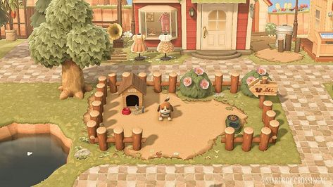 Acnh Dog Park Ideas, Acnh Dog Island, Animal Crossing Dog Park, Acnh Dog Park, Acnh Park Ideas, Acnh Park, Acnh 2023, Island Layout, Town Inspiration