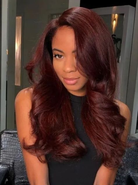 10 tonos de tinte rojo para cabello que son perfectos para piel morena y que te harán brillar más que nunca 3 Hair Staly, Afro Hair Color, Afro Hair, Color Rojo, Afro Hairstyles, Hair Colors, Hair Color, Hair, Color