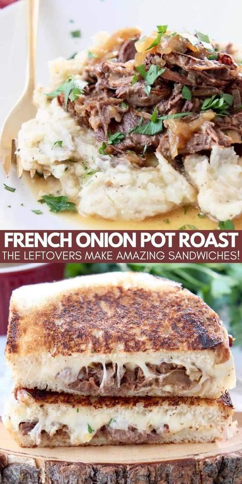 French Onion Pot Roast, The Best Pot Roast, Chuck Roast Crock Pot Recipes, Crockpot Roast Recipes, Easy Pot Roast, Pot Roast Crock Pot Recipes, Chuck Roast Recipes, Best Pot Roast, Crockpot Roast