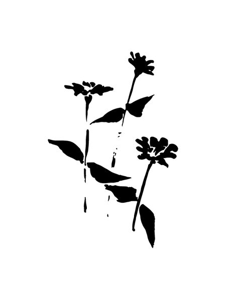 flower, elegant tattoo, tattoo sticker, tattoo ideas, tattoo sketch, black and white, Semipermanent Tattoo 2*2 inch Black Flower Tattoo Design, Black Out Flower Tattoo, Sketch Flower Tattoo, Black Ink Sketches, Silouette Tattoo, Black And White Flower Art, Sticker Tattoo Ideas, Black Flower Tattoo, Black Ink Tattoo