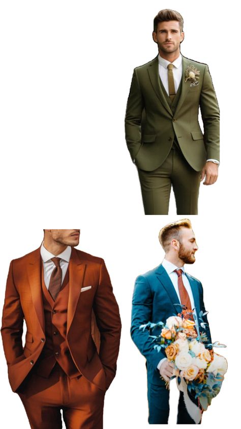 Fall color tux Fall Groom Outfit, Tux Colors, Fall Groom, Groom Outfit, Color Options, Future Wedding, Fall Colors, Color